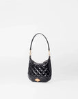 Mini Crosby Sienna Black Lacquer Hobo & Shoulder MZ Wallace 