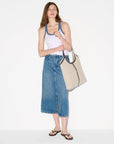 Large Astor Tote Sandy Linen Tote & Satchel MZ Wallace 