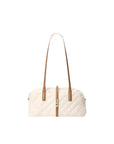 Small Astor Satchel Sandshell with Brown Hobo & Shoulder MZ Wallace 