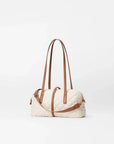 Small Astor Satchel Sandshell with Brown Hobo & Shoulder MZ Wallace 