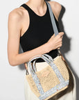 Mini Crochet Tote June's Meadow Tote & Satchel MZ Wallace 