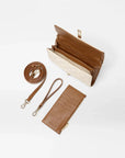 Astor Convertible Crossbody Sandshell with Brown Crossbody MZ Wallace 