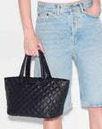 Small Metro City Tote Black Tote & Satchel MZ Wallace 