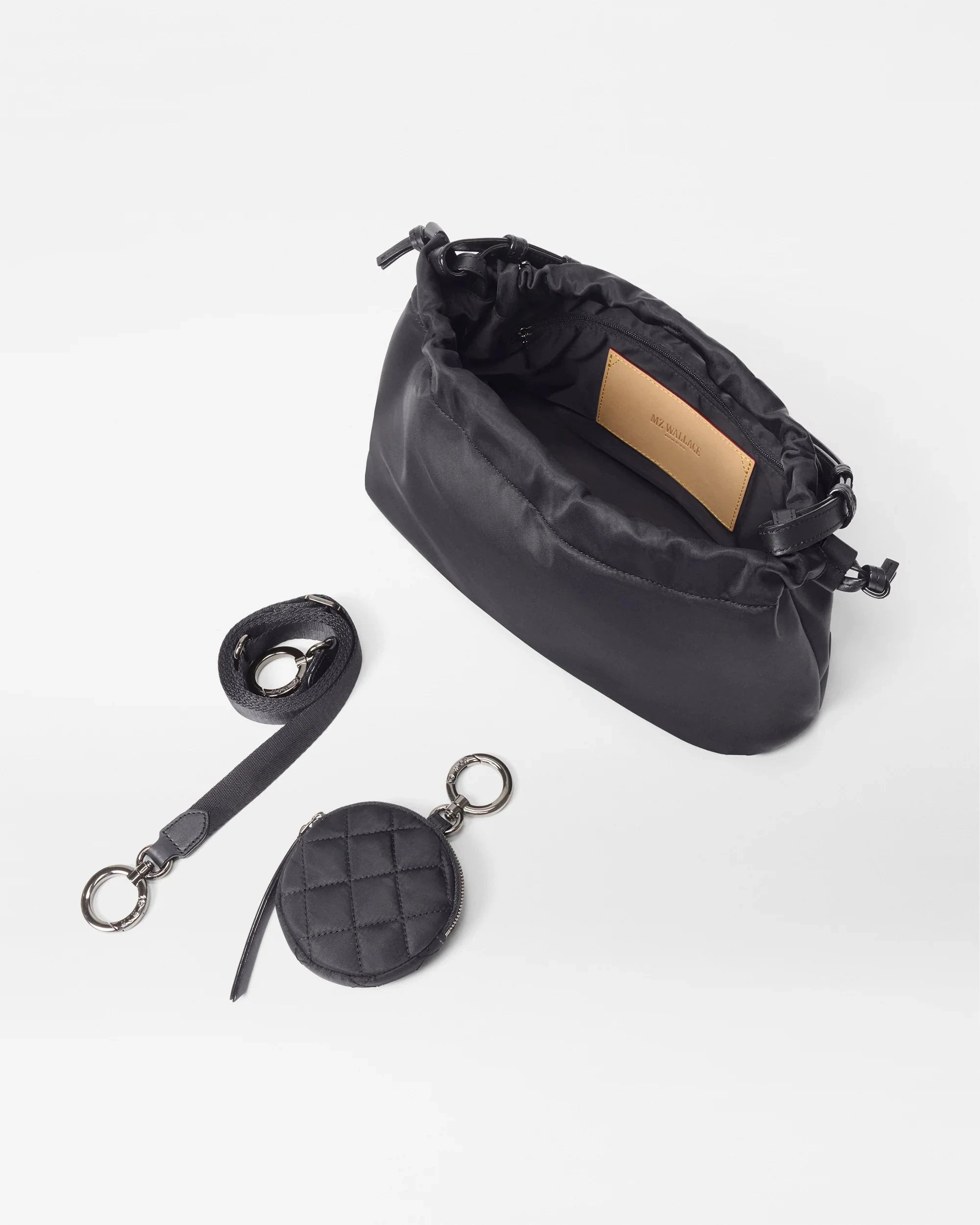 Small Waverly Shoulder Black Hobo & Shoulder MZ Wallace 