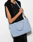 Medium Metro City Tote True Light Denim Tote & Satchel MZ Wallace 