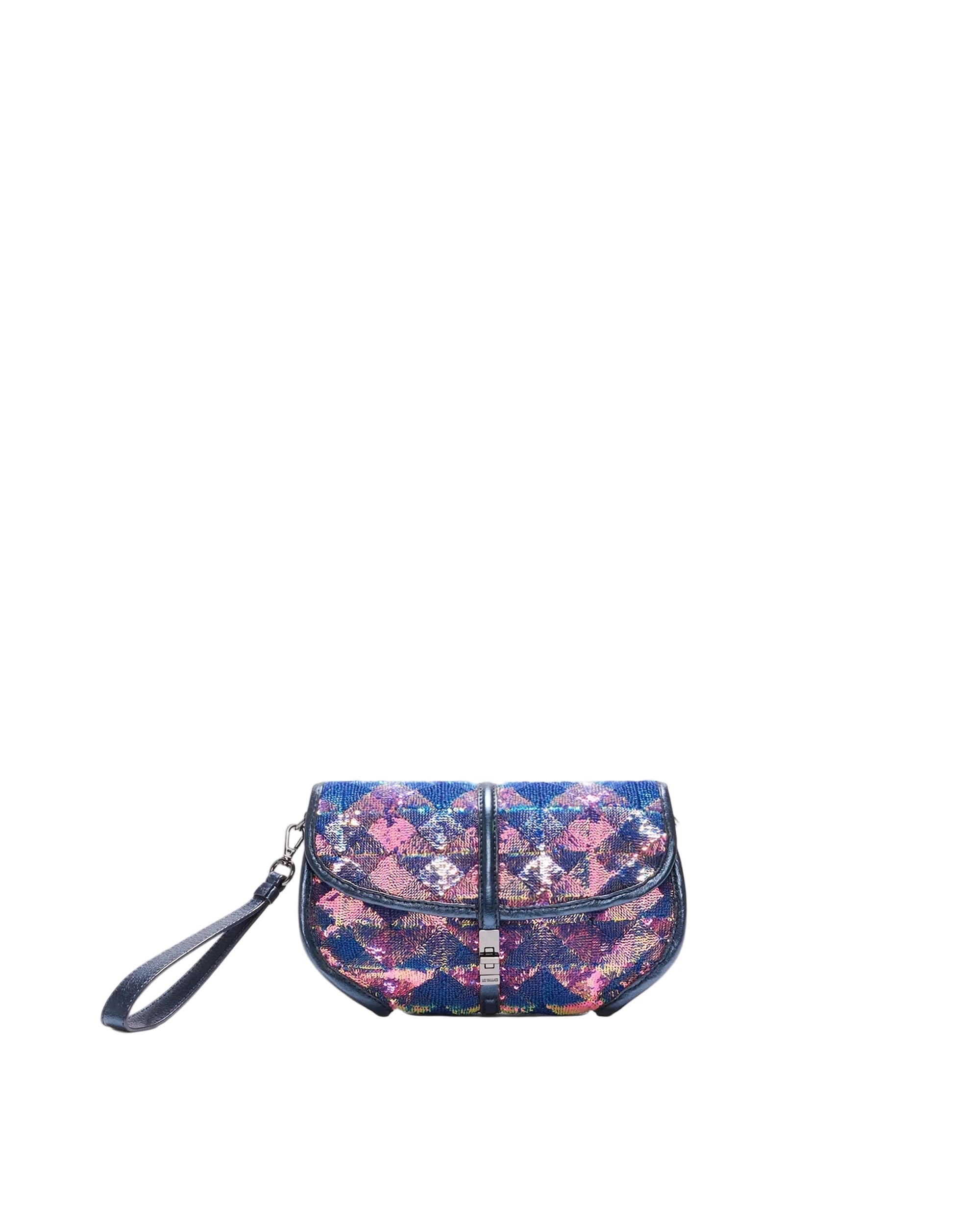 Small Astor Convertible Clutch Aurora Sequin Clutch MZ Wallace 