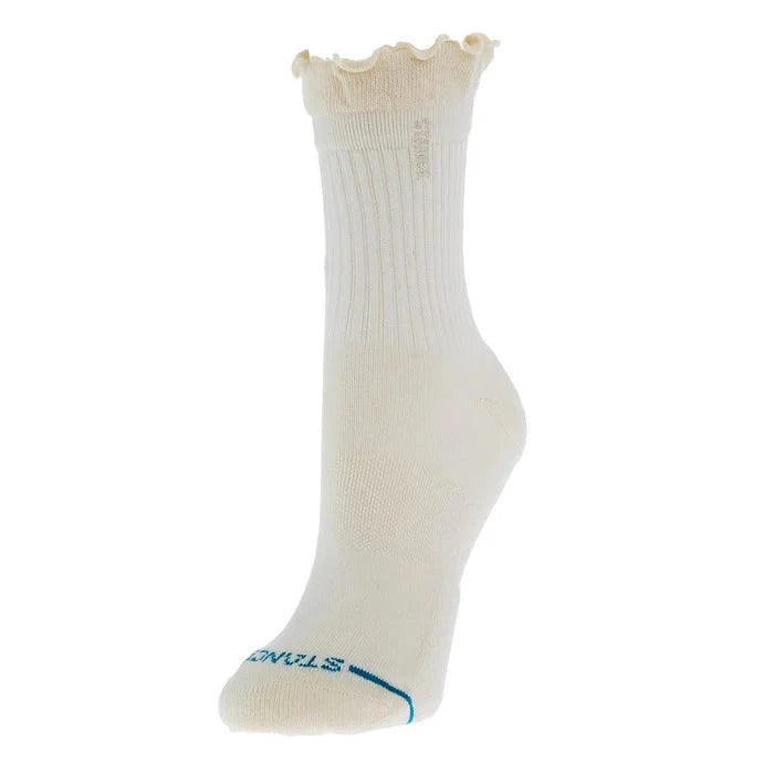 Ruffle Icon Quarter Socks Ivory Socks Stance 