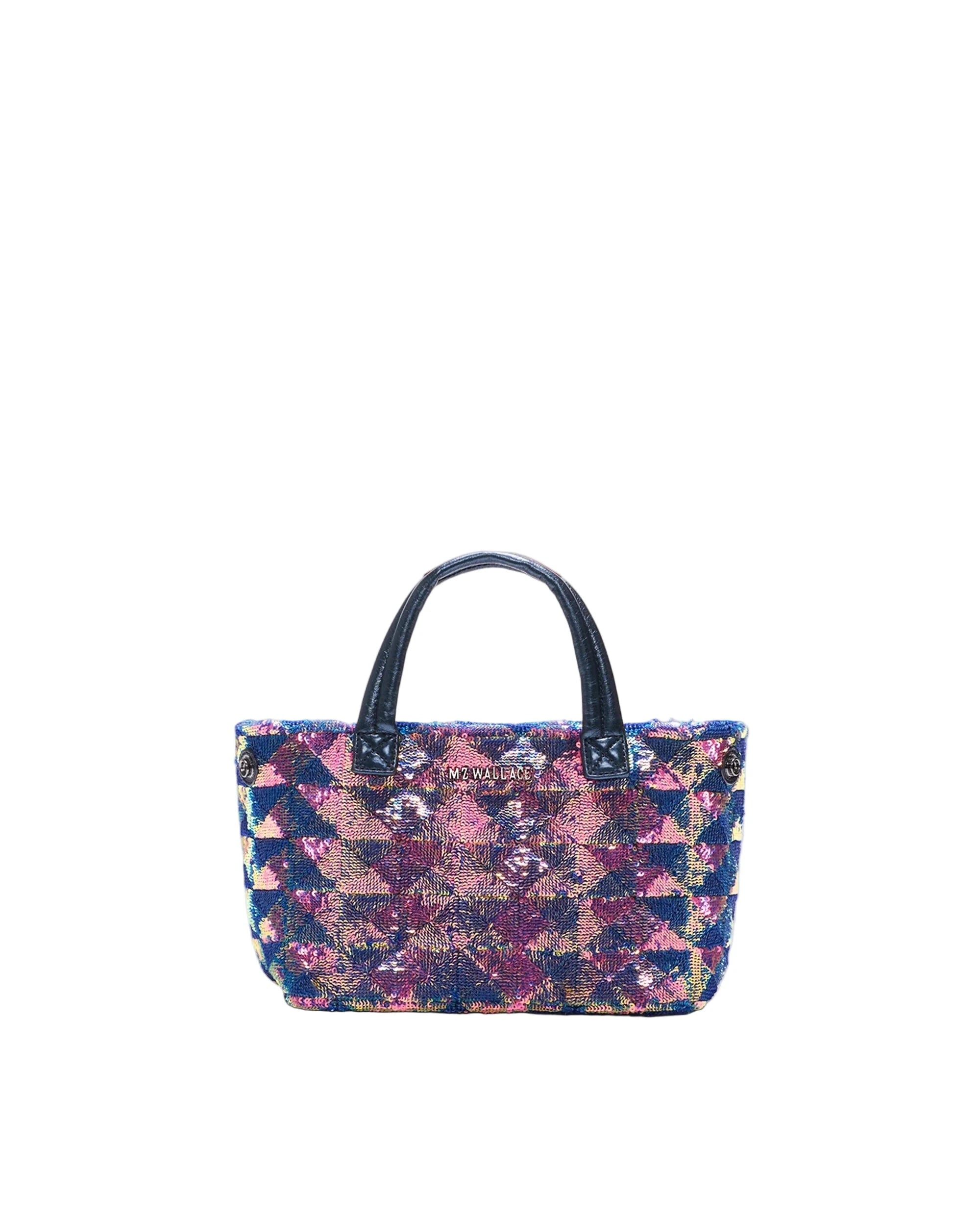 Mini City Tote Aurora Sequin Tote & Satchel MZ Wallace 