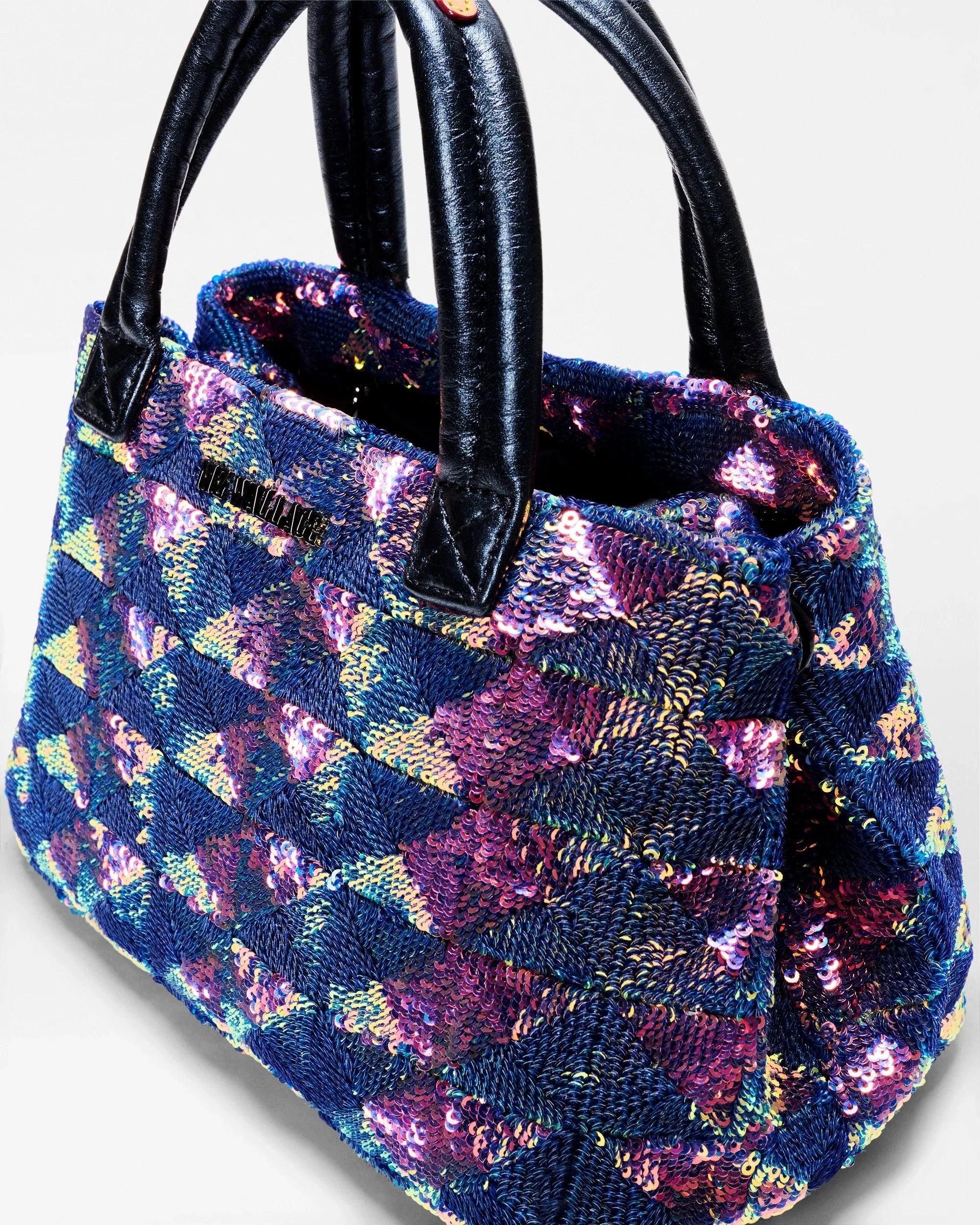 Mini City Tote Aurora Sequin Tote & Satchel MZ Wallace 