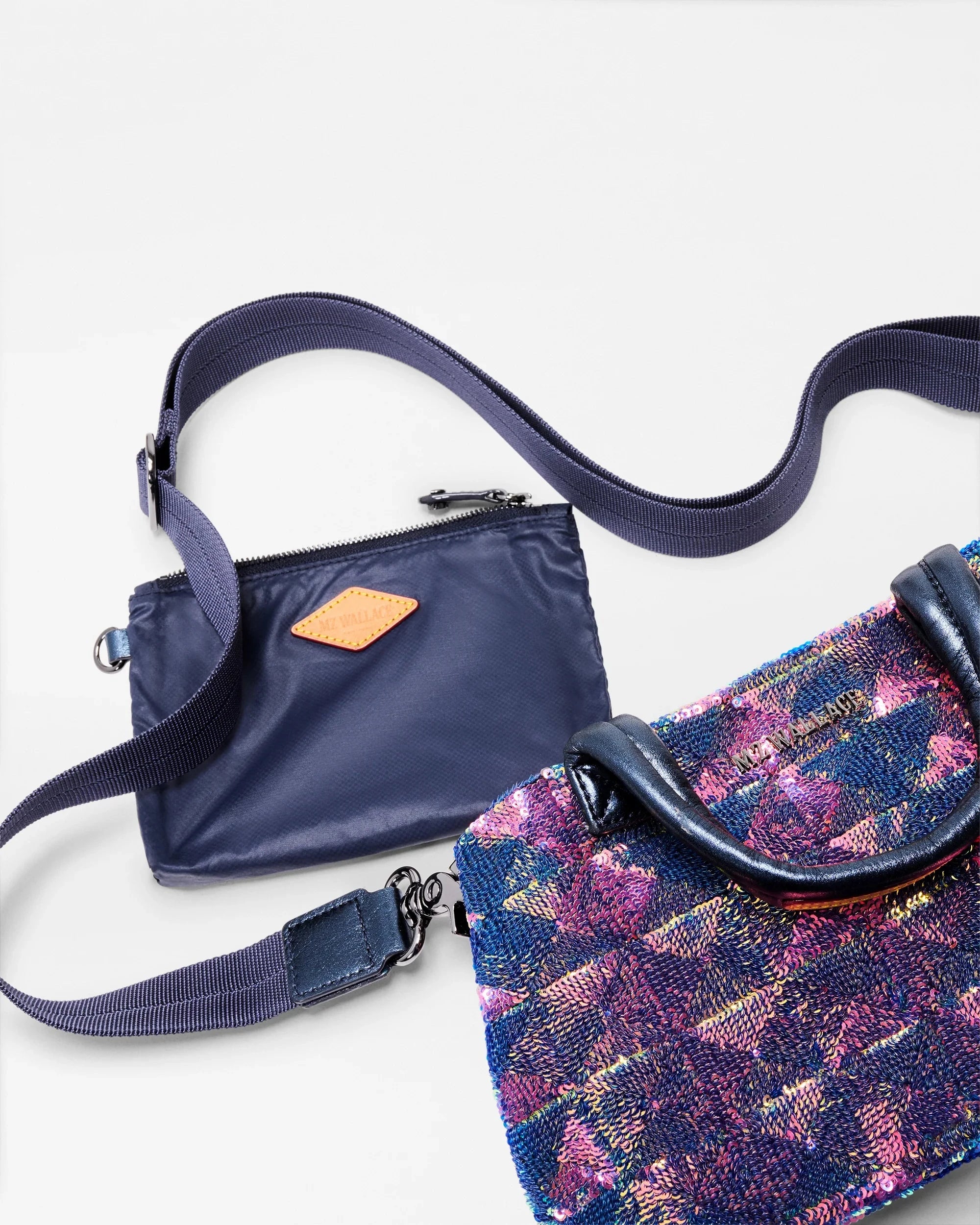 Mini City Tote Aurora Sequin Tote & Satchel MZ Wallace 