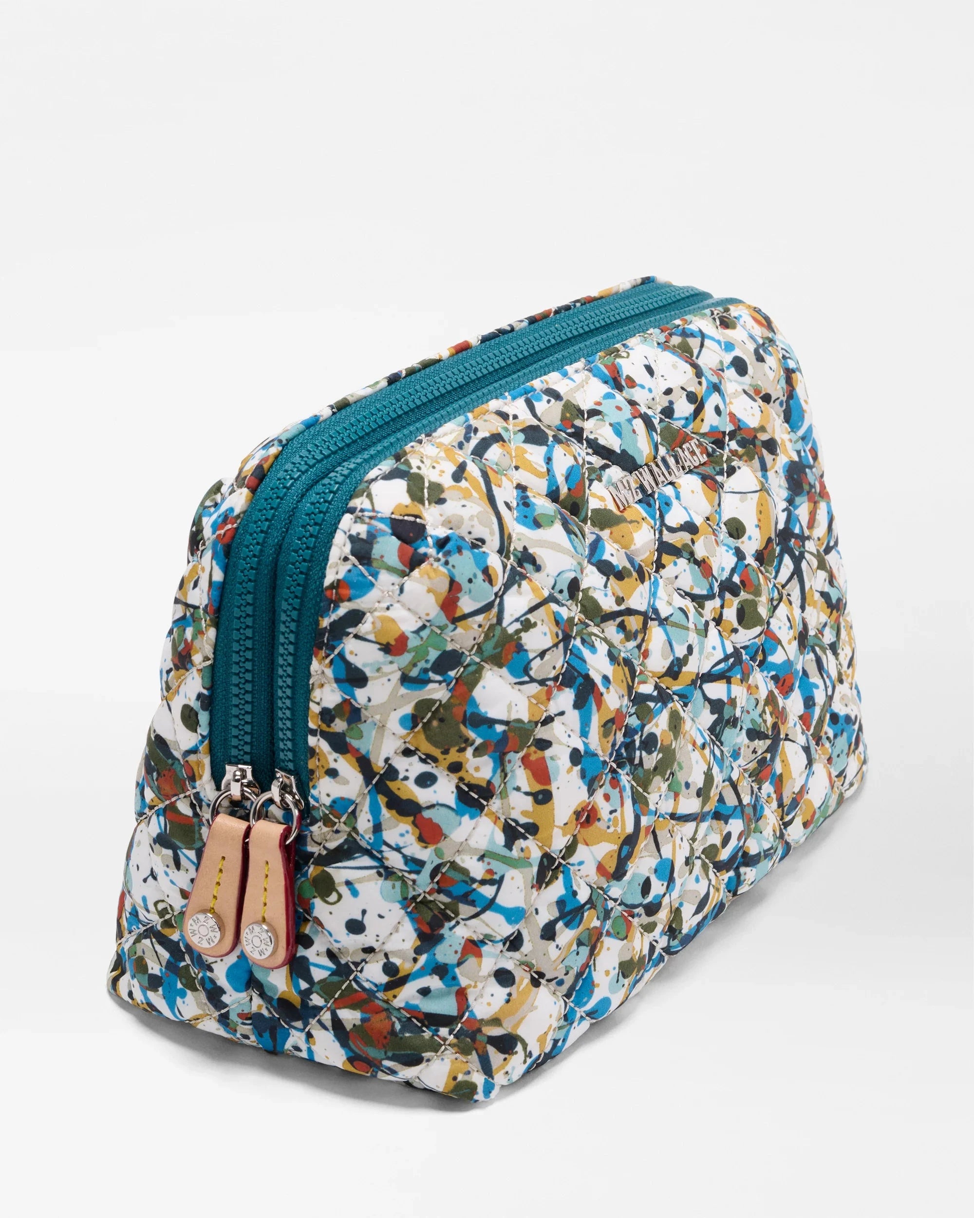 Medium Double Zip Cosmetic Club Paint Cosmetic MZ Wallace 