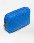 Medium Double Zip Cosmetic Surf Blue Cosmetic MZ Wallace 