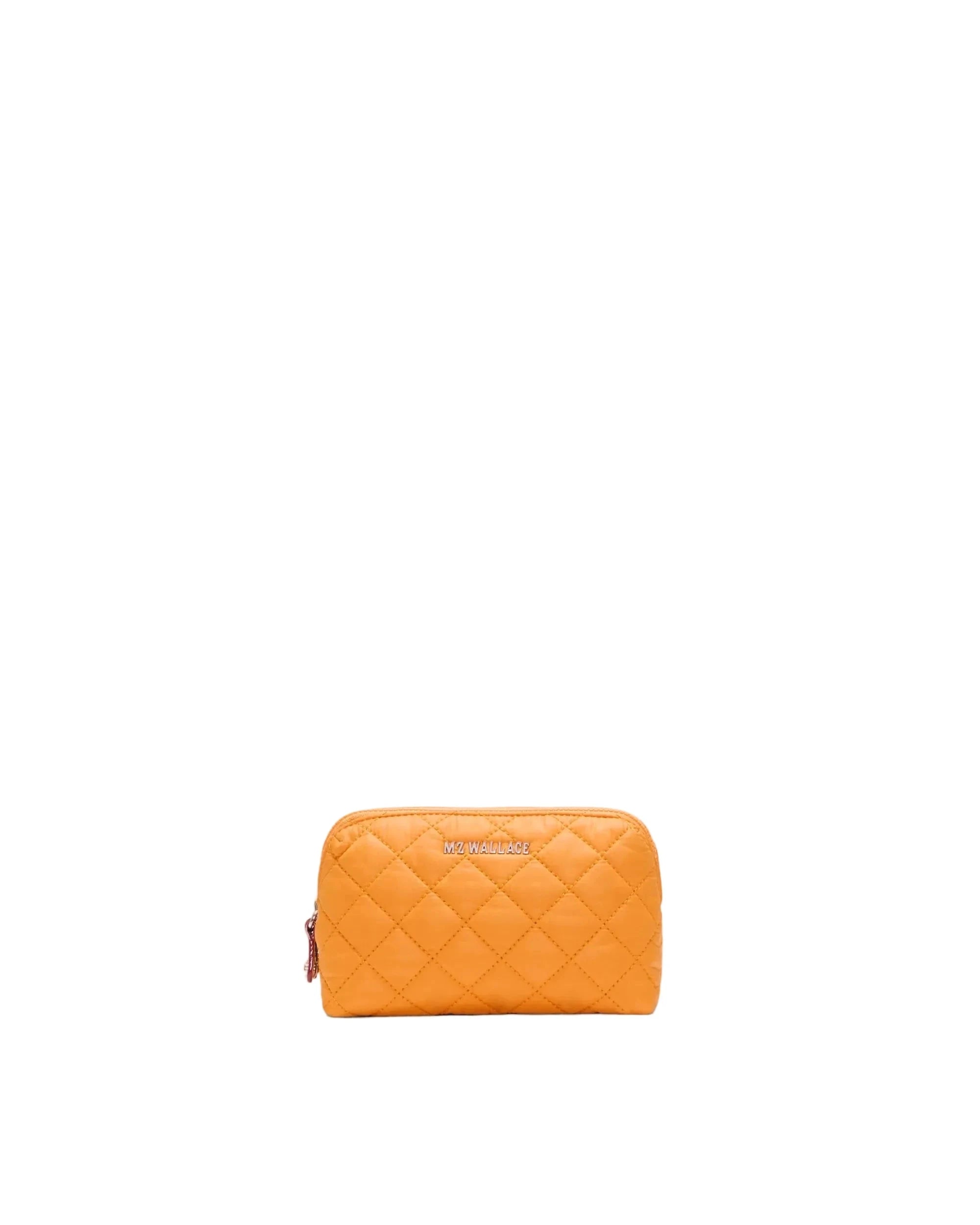 Small Double Zip Cosmetic Sunset Orange Cosmetic MZ Wallace 