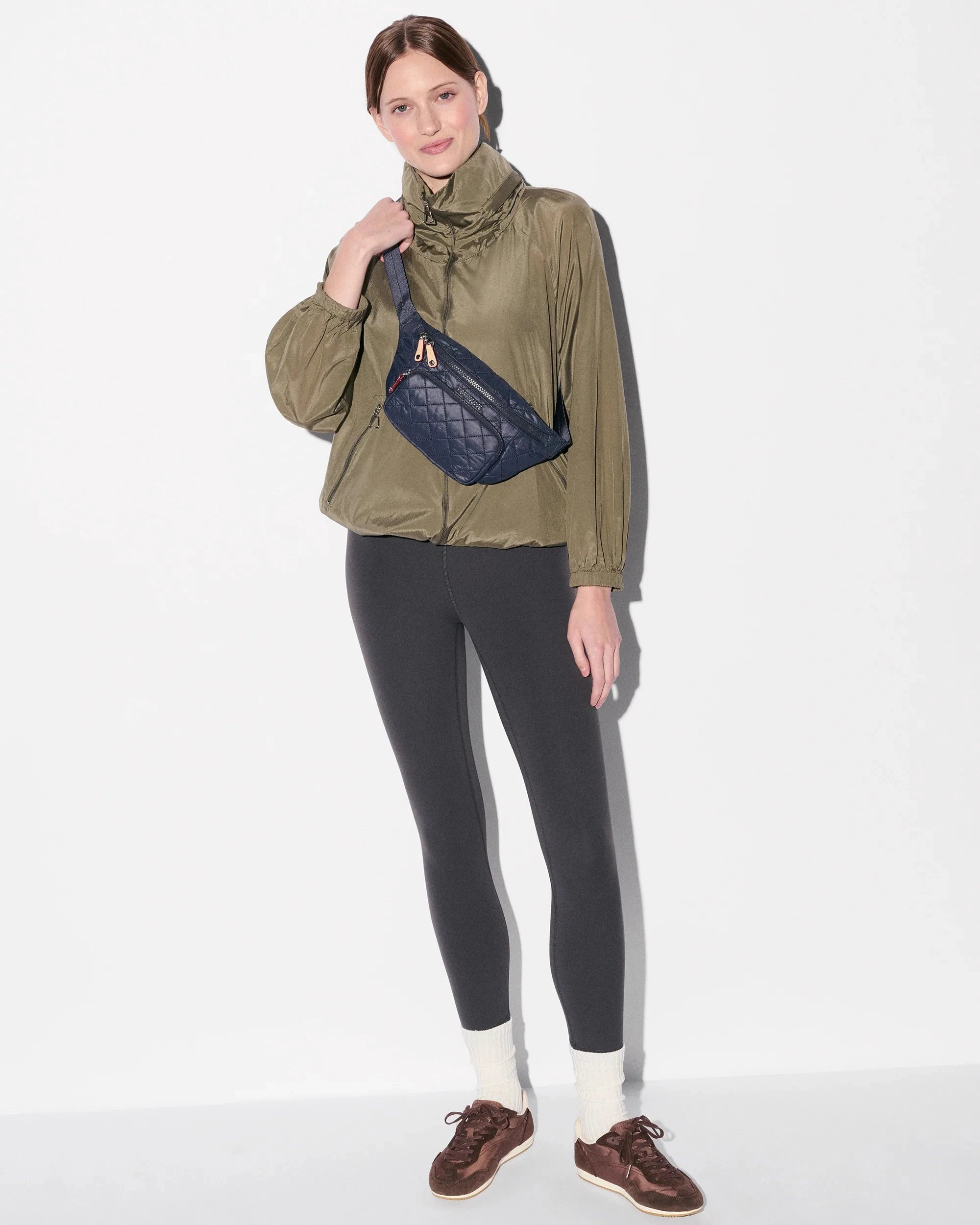 Small Metro Sling Navy Crossbody MZ Wallace 