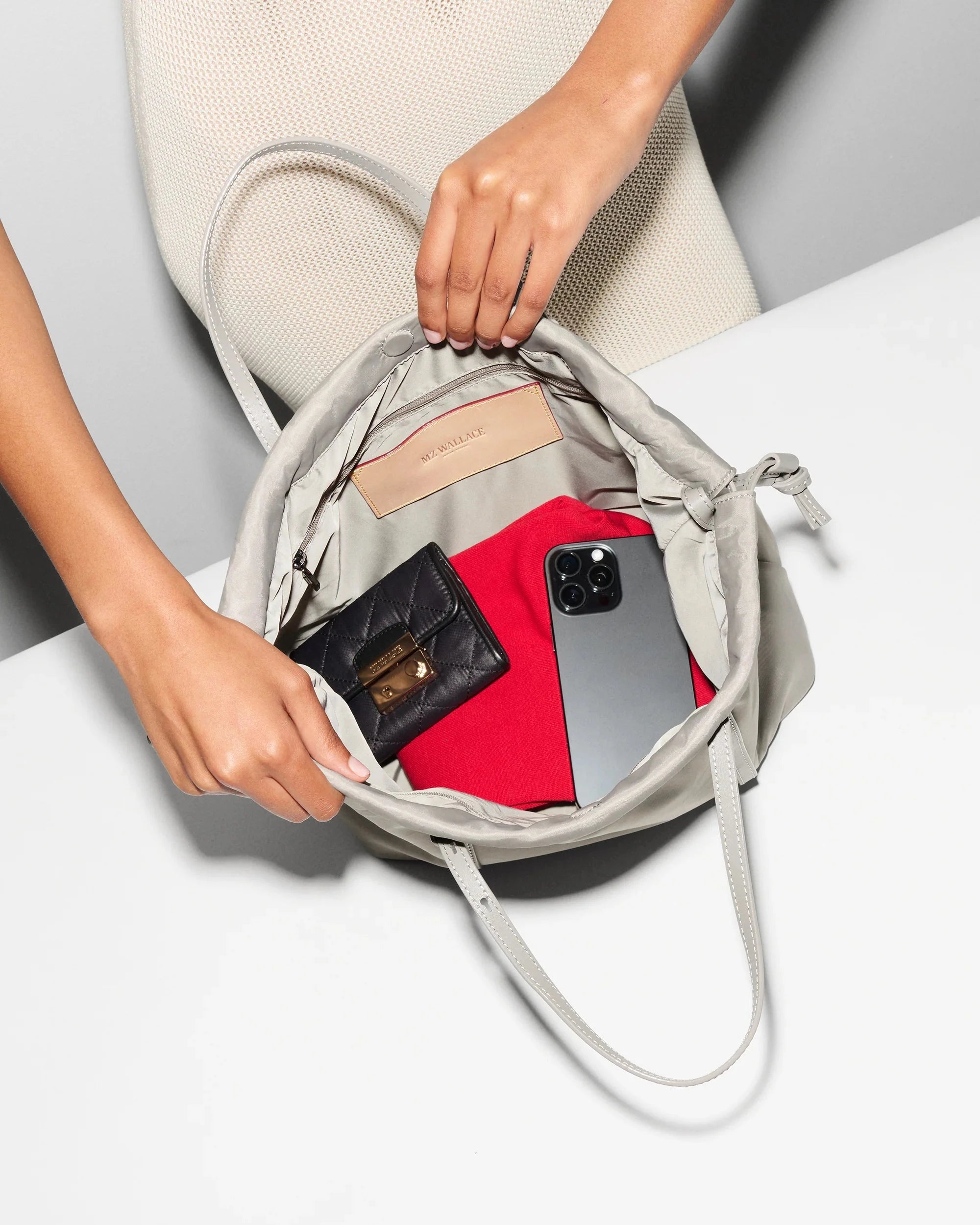 Small Waverly Tote Sable Tote &amp; Satchel MZ Wallace 