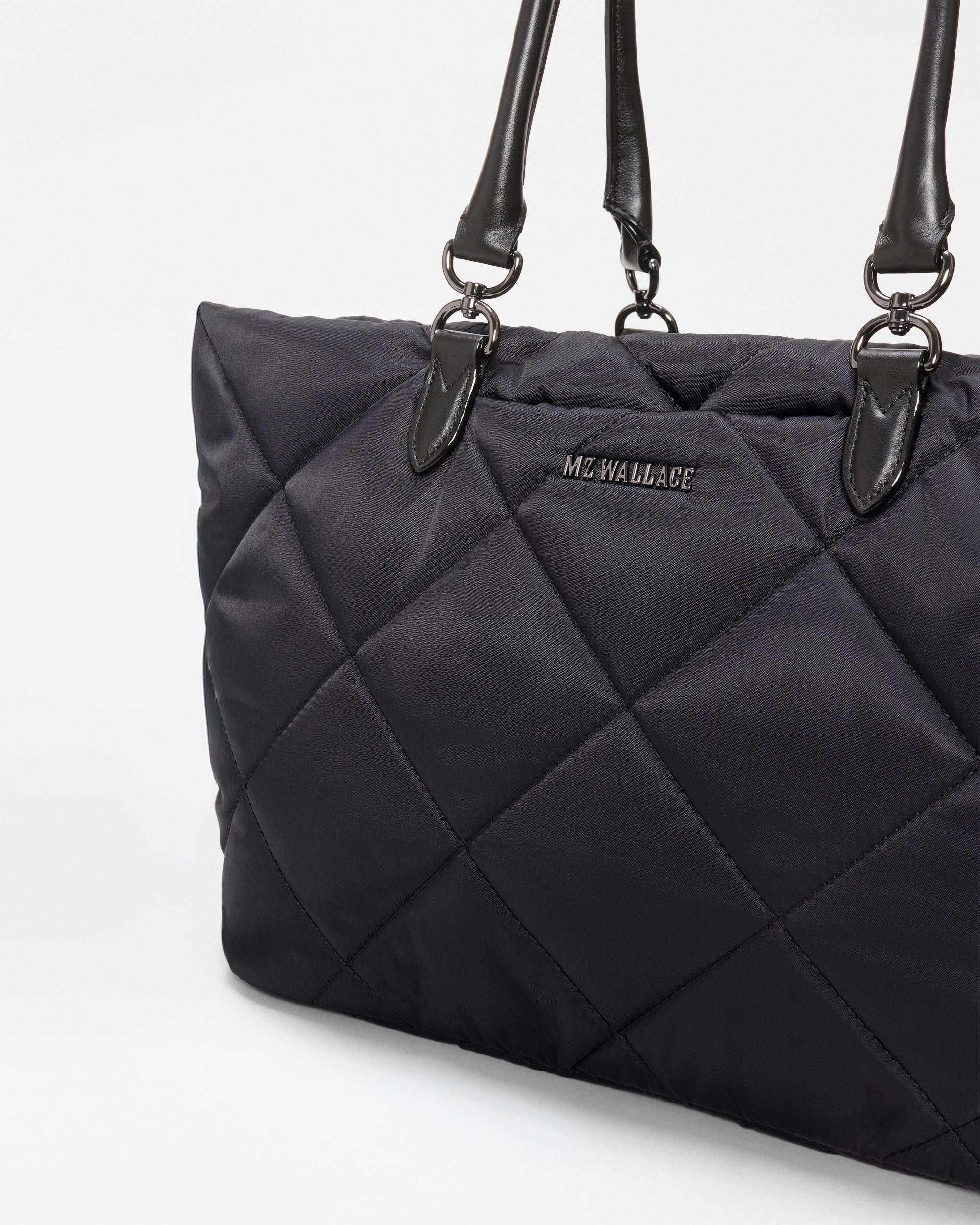 Medium Madison E-W Tote Black Hobo & Shoulder MZ Wallace 