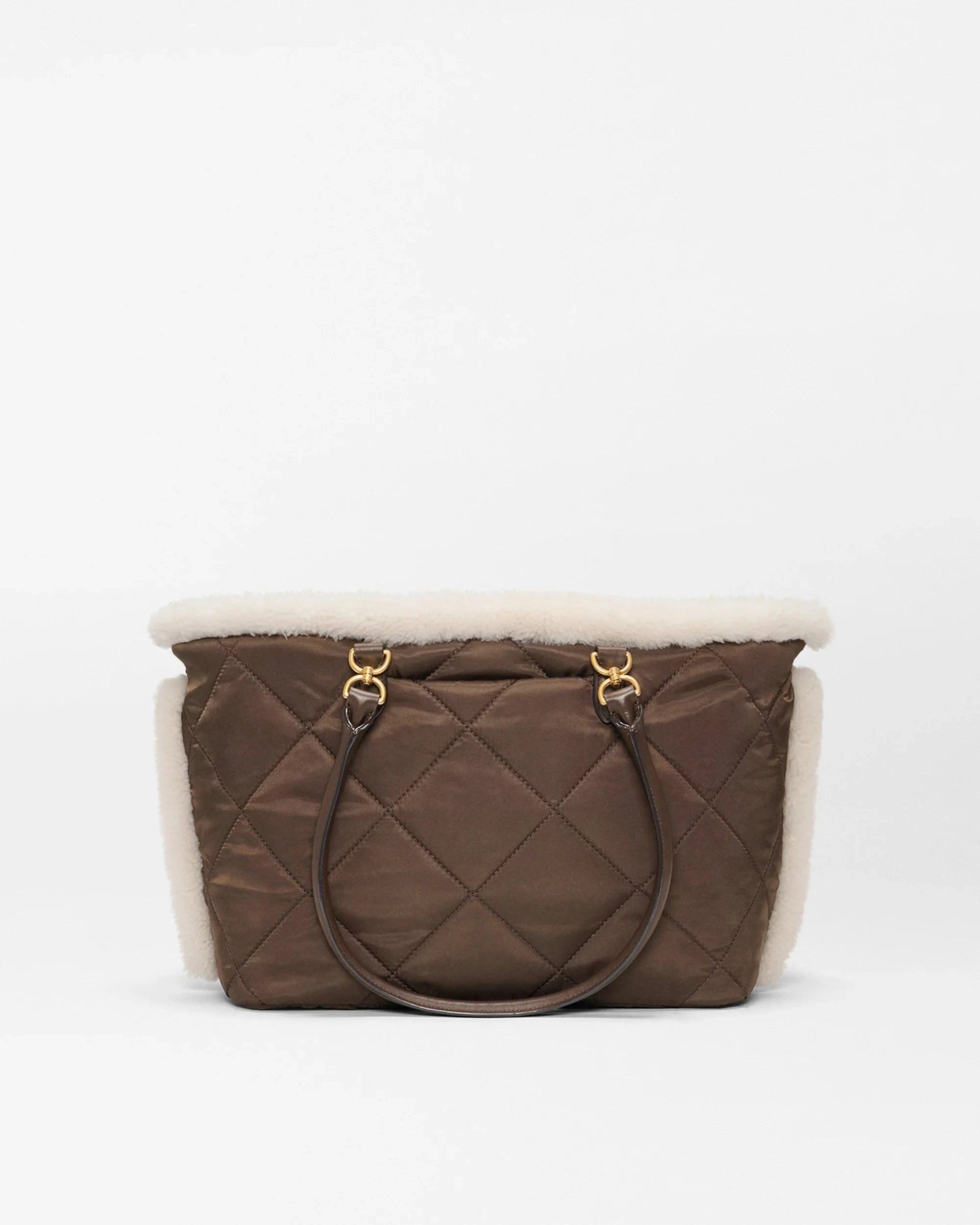 Medium Madison East West Tote Shearling/Walnut Tote & Satchel MZ Wallace 