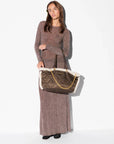 Medium Madison East West Tote Shearling/Walnut Tote & Satchel MZ Wallace 