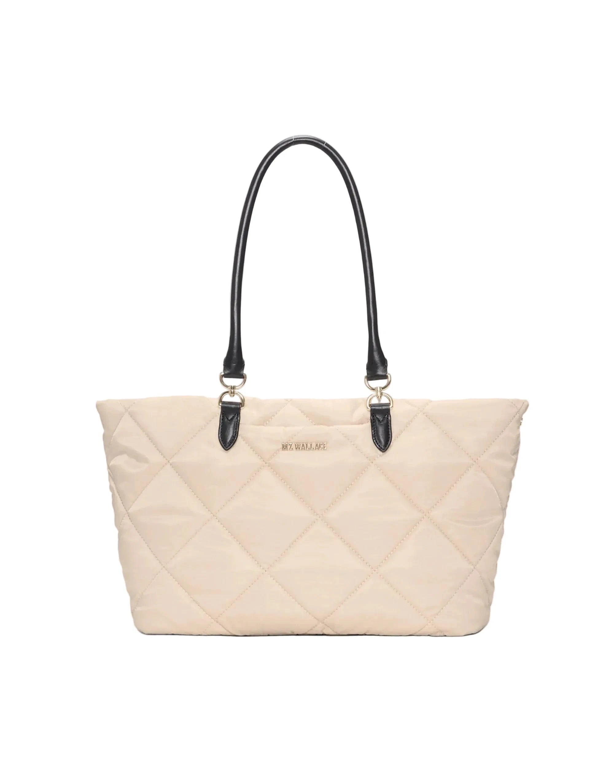 Medium Madison E-W Tote Buff/Black Hobo & Shoulder MZ Wallace 