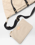 Small Madison E-W Tote Buff/Black Hobo & Shoulder MZ Wallace 