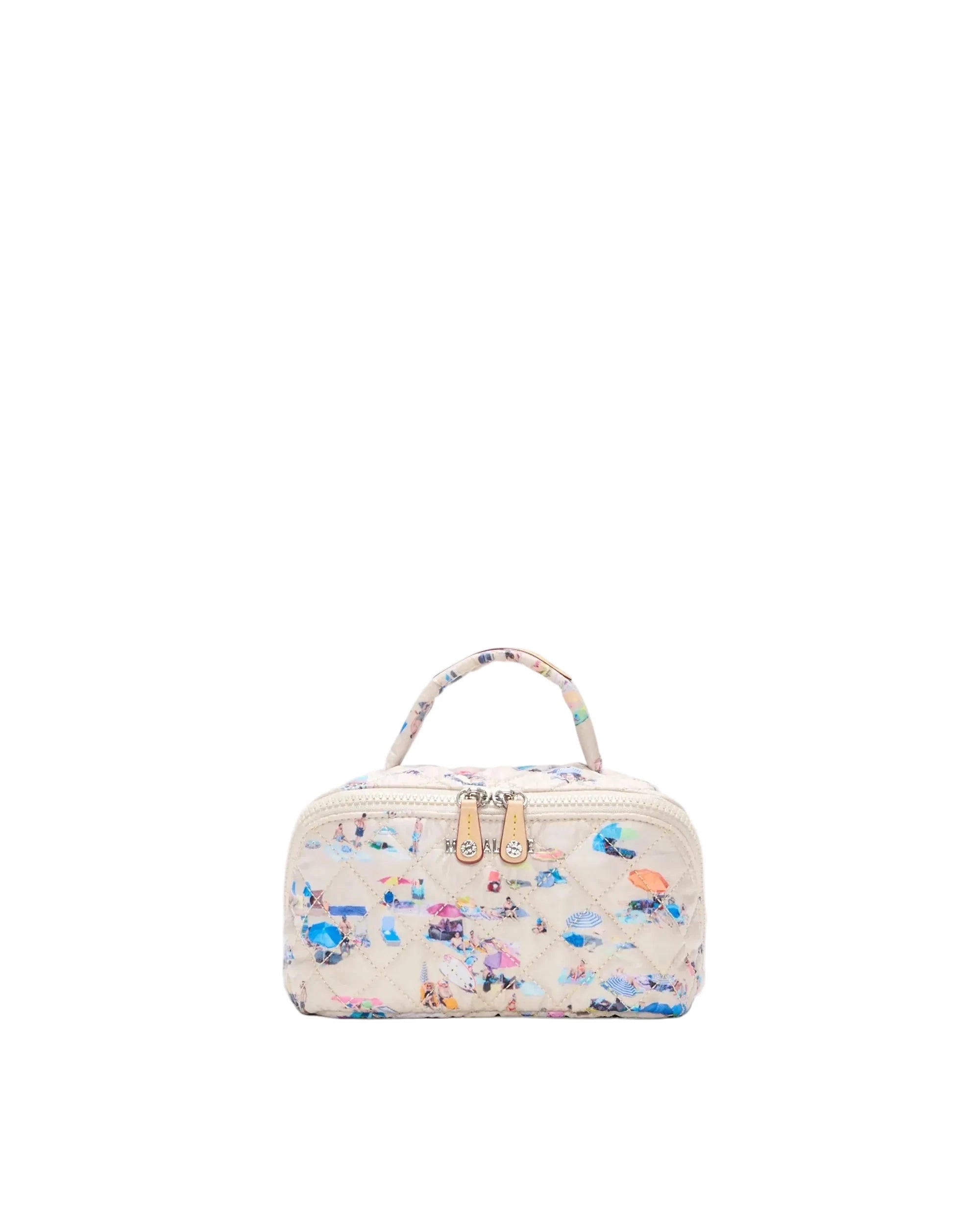 Metro Accordion Organizer Dede Beach Print Cosmetic MZ Wallace 