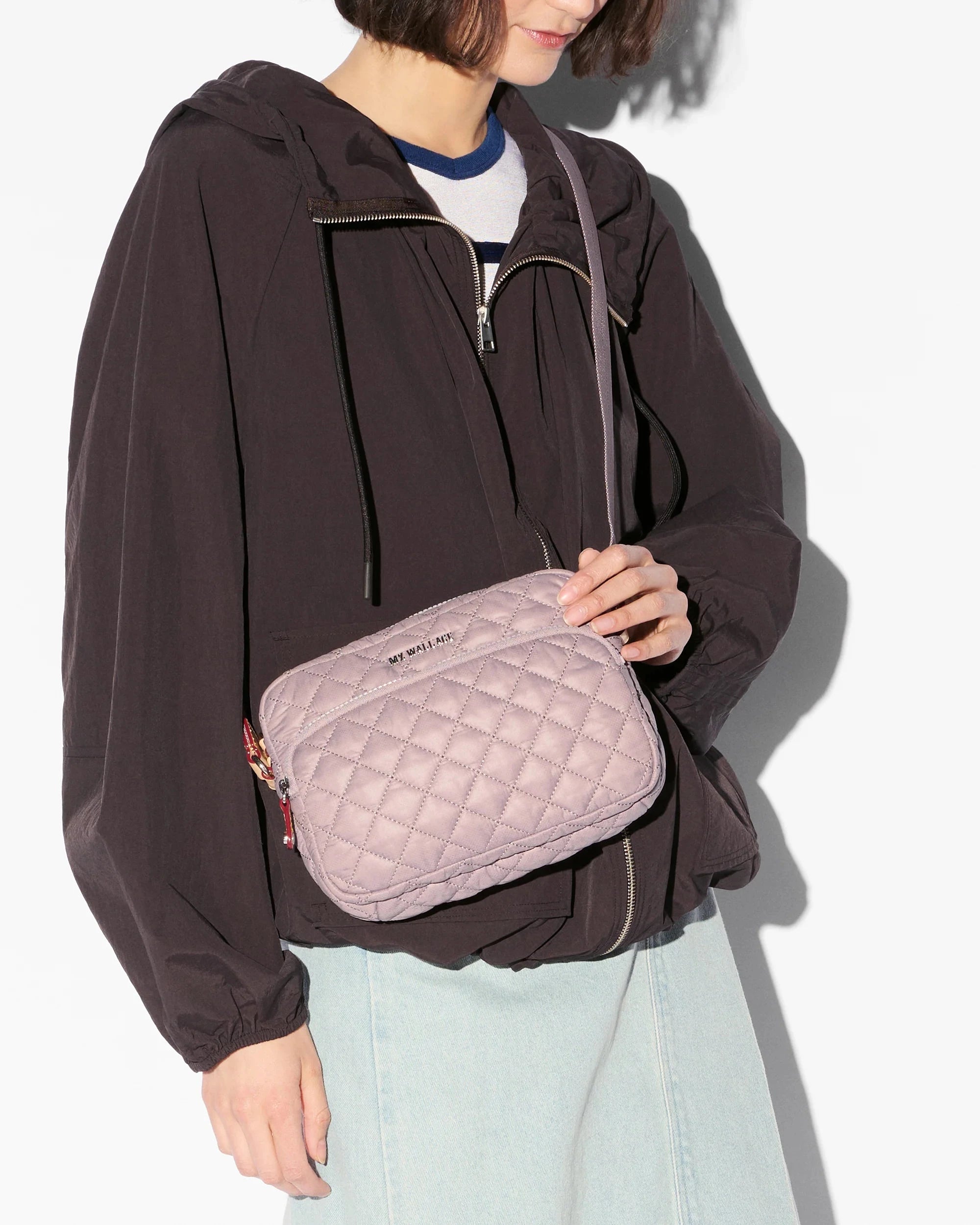 Small Metro Camera Bag Quail Crossbody MZ Wallace 