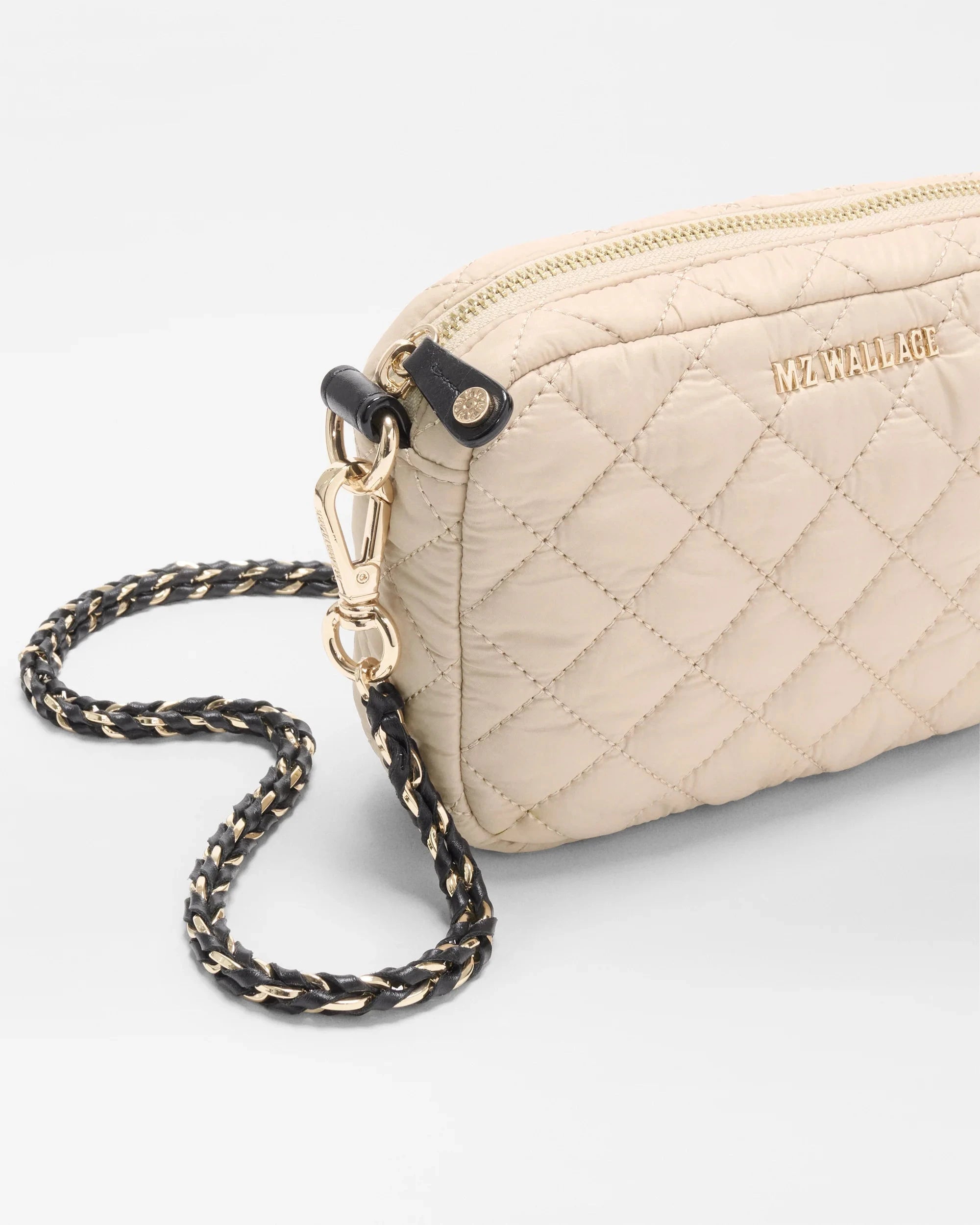 Mini Crosby Buff/Black Crossbody MZ Wallace 