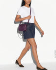Mini Crosby Raisin Crossbody MZ Wallace 