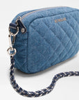 Mini Crosby True Blue Denim Crossbody MZ Wallace 