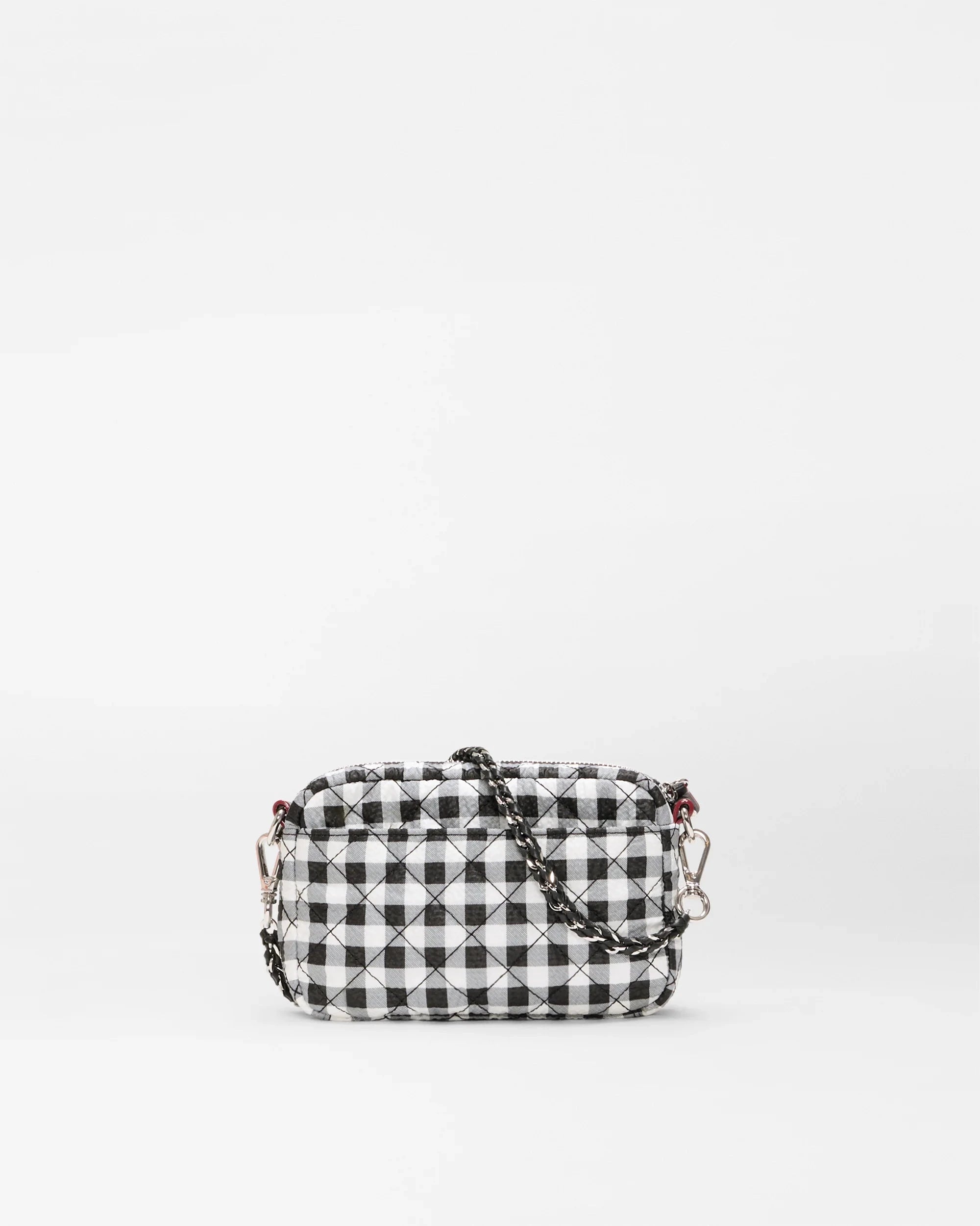 Mini Crosby Black/White Gingham Crossbody MZ Wallace 