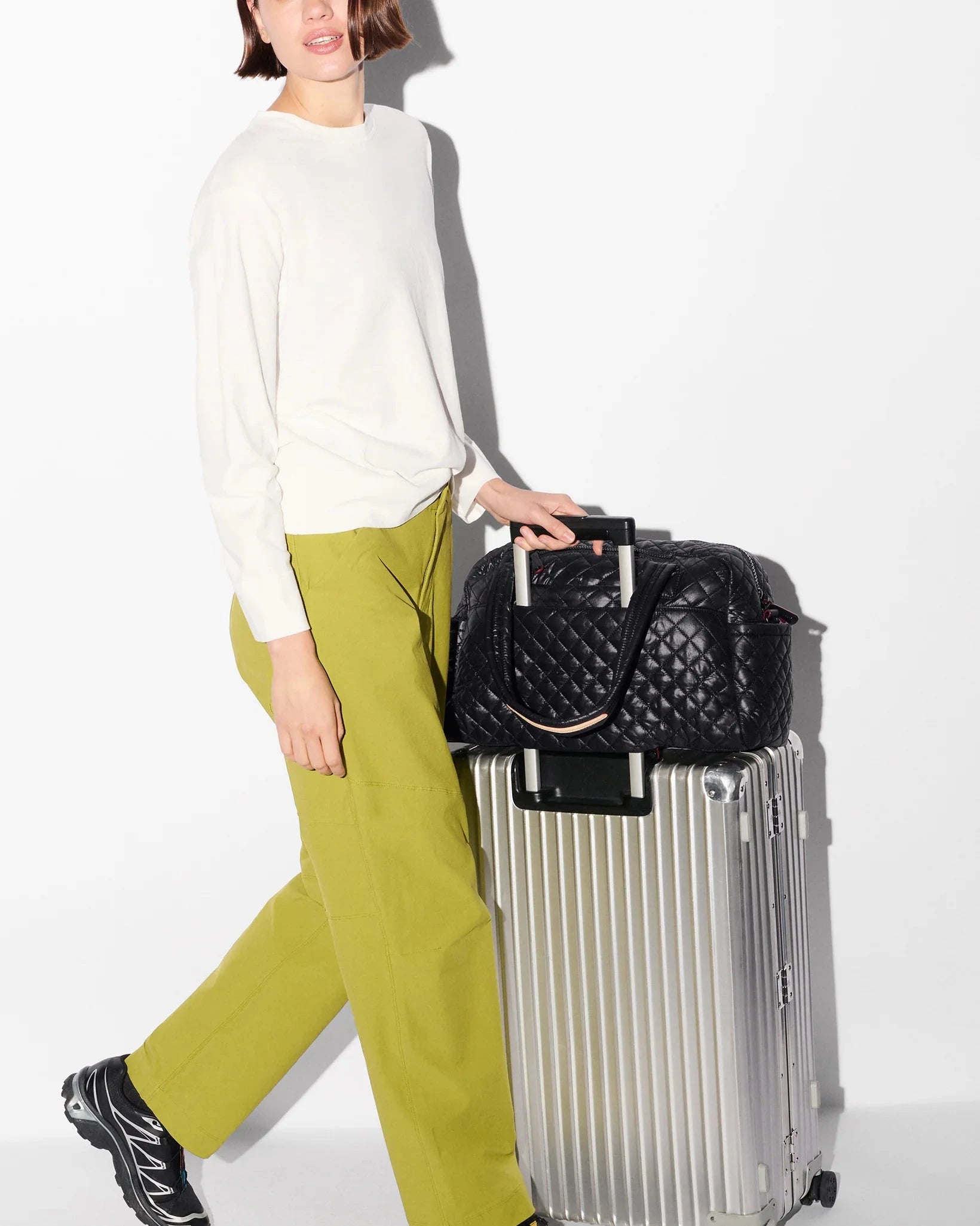 Jim Overnight Duffle Black Tote &amp; Satchel MZ Wallace 