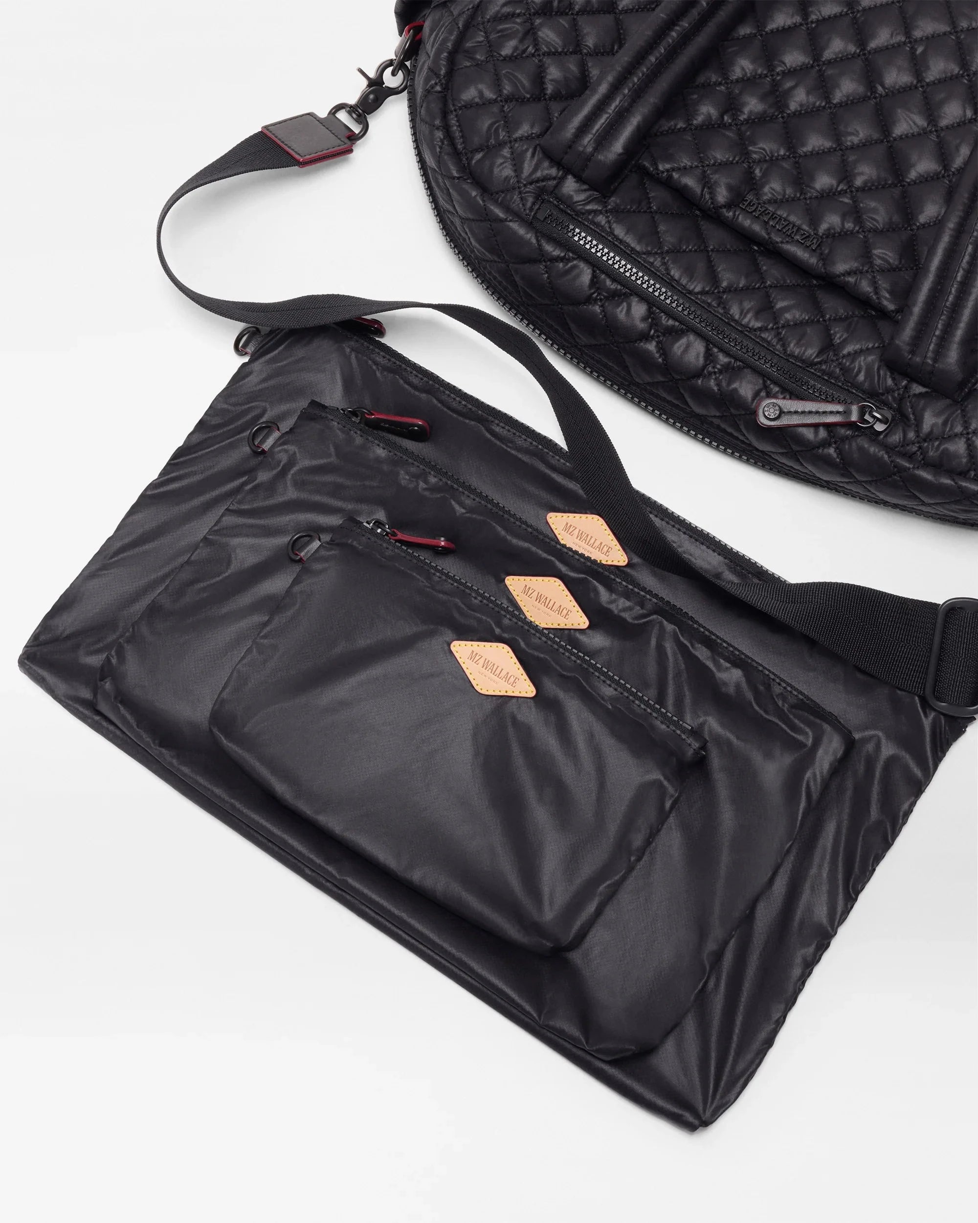 Jim Overnight Duffle Black Tote &amp; Satchel MZ Wallace 