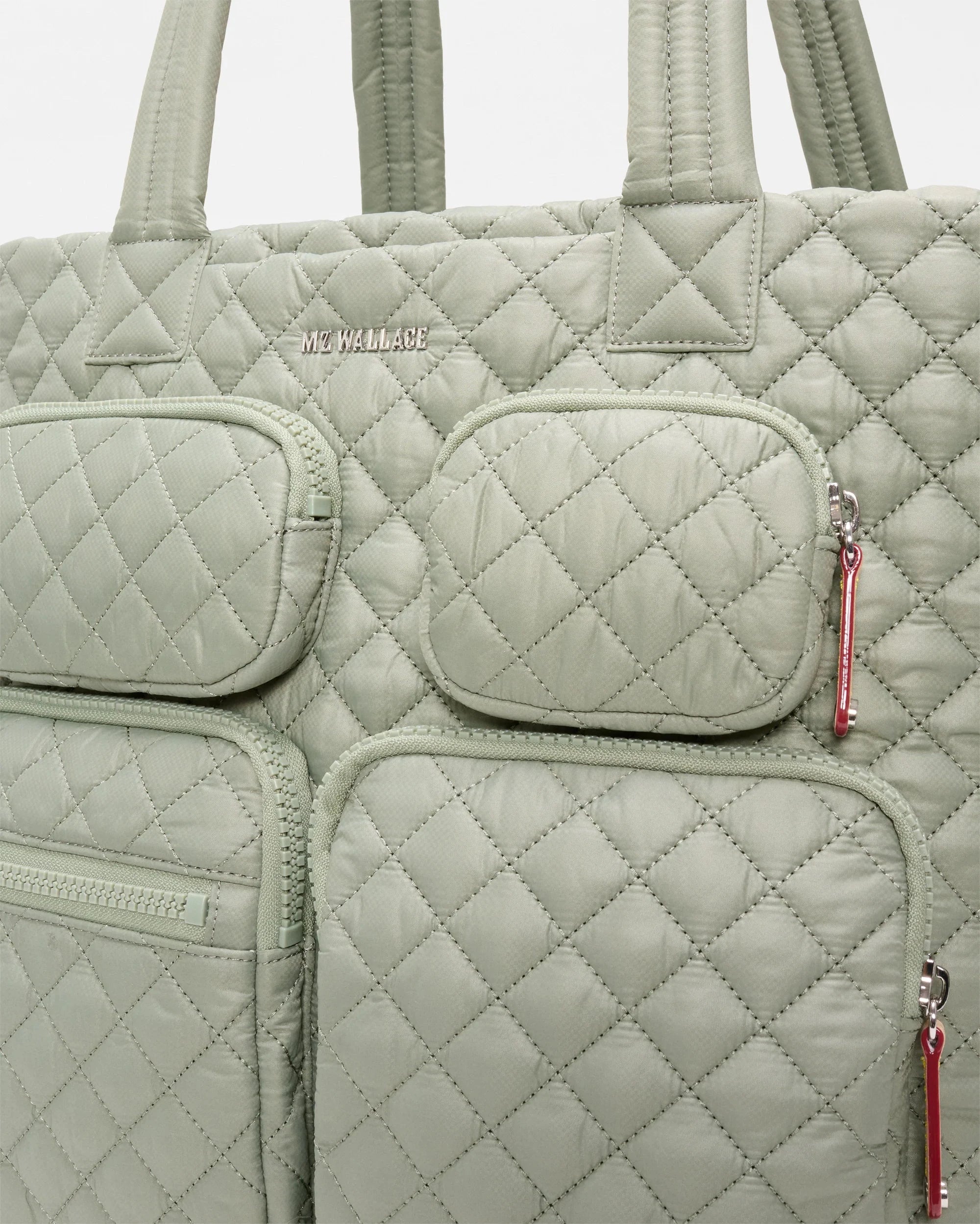 Large Metro Travel Tote Agave Green Tote & Satchel MZ Wallace 