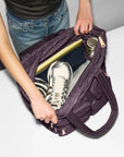 Large Metro Travel Tote Raisin Tote & Satchel MZ Wallace 