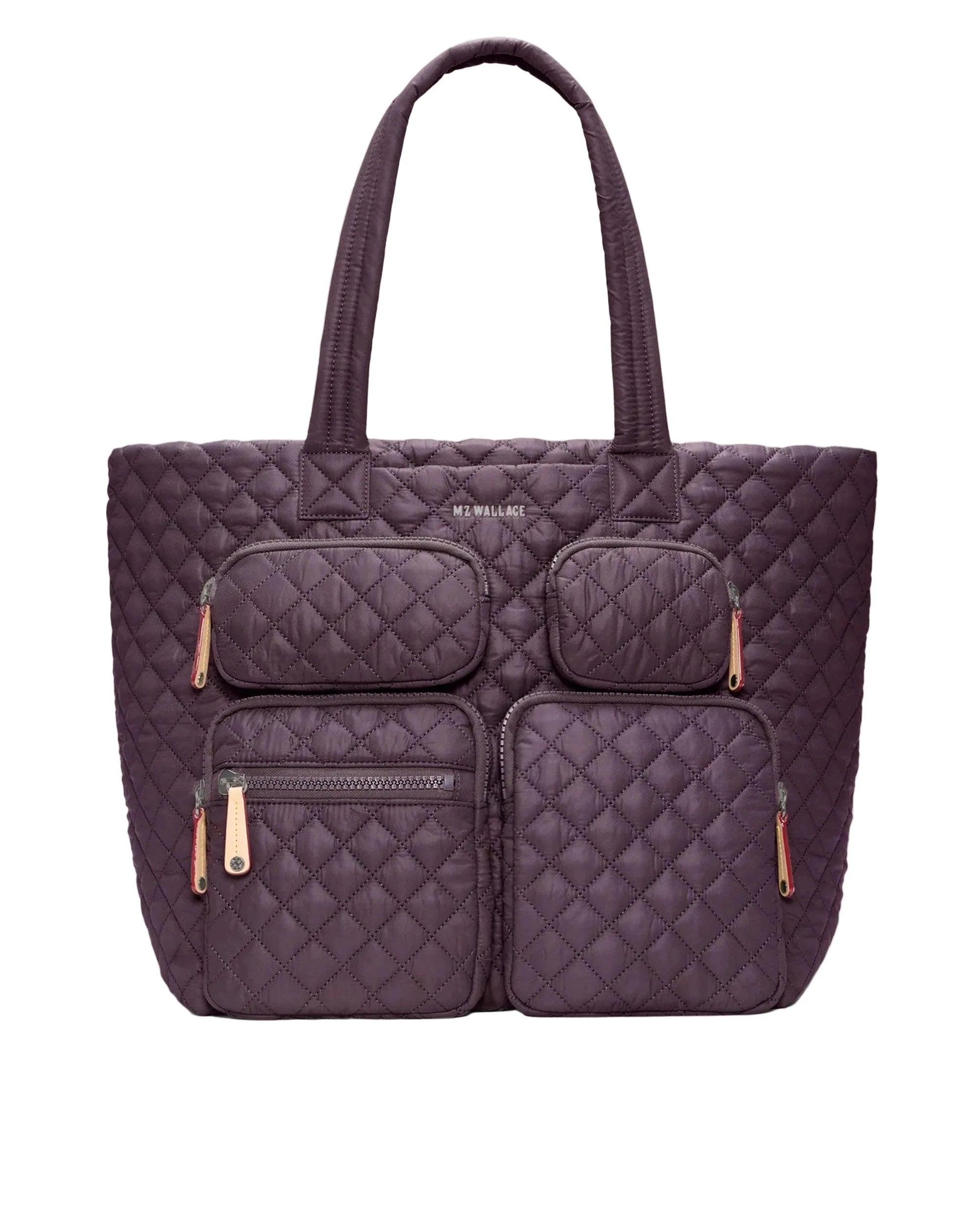 Large Metro Travel Tote Raisin Tote &amp; Satchel MZ Wallace 
