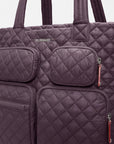 Large Metro Travel Tote Raisin Tote & Satchel MZ Wallace 