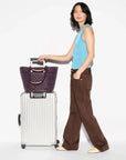Medium Metro Tote Deluxe Raisin Tote & Satchel MZ Wallace 