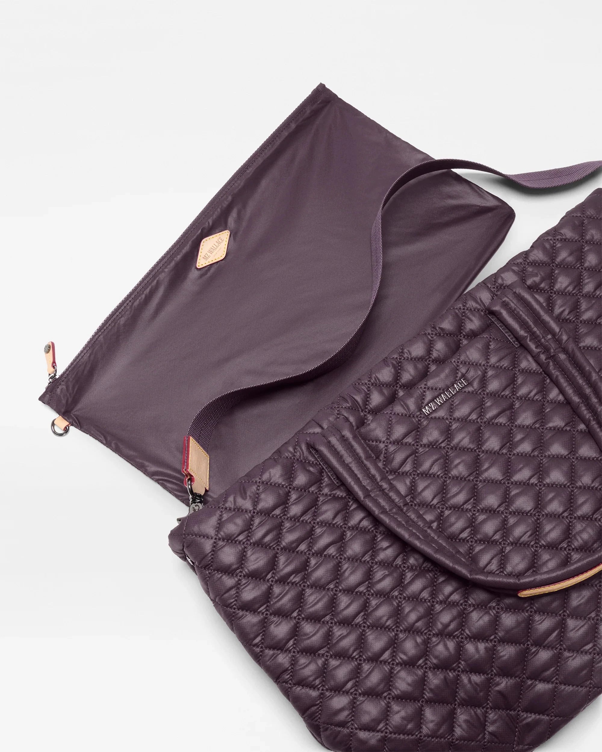 Medium Metro Tote Deluxe Raisin Tote & Satchel MZ Wallace 