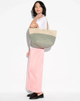 Medium Metro Tote Deluxe Agave Green/Buff Tote & Satchel MZ Wallace 