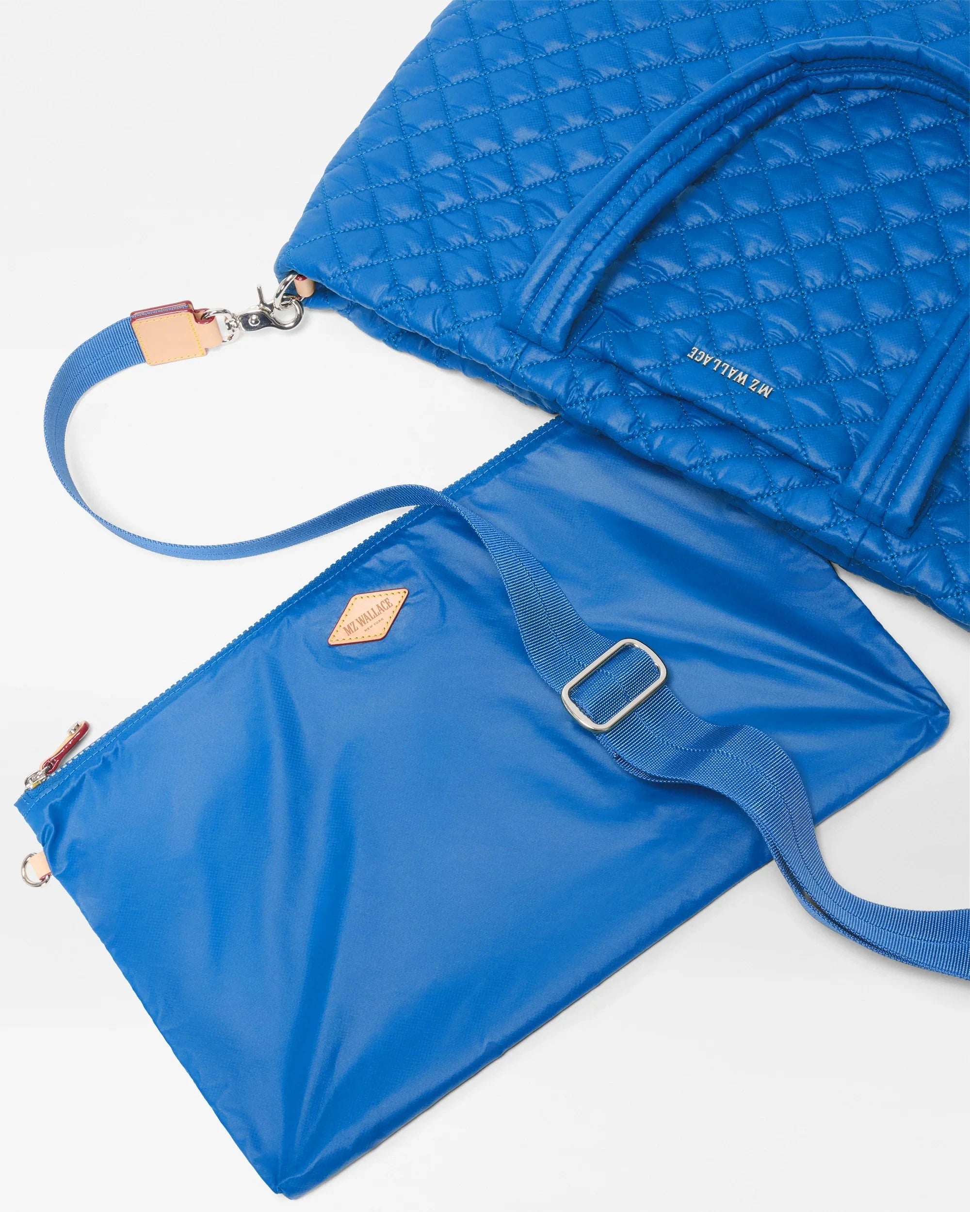Medium Metro Tote Deluxe Surf Blue Tote &amp; Satchel MZ Wallace 