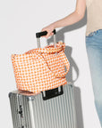 Medium Metro Tote Deluxe Sunset Orange Gingham Tote & Satchel MZ Wallace 