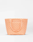 Medium Metro Tote Deluxe Sunset Orange Gingham Tote & Satchel MZ Wallace 
