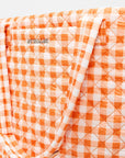 Medium Metro Tote Deluxe Sunset Orange Gingham Tote & Satchel MZ Wallace 