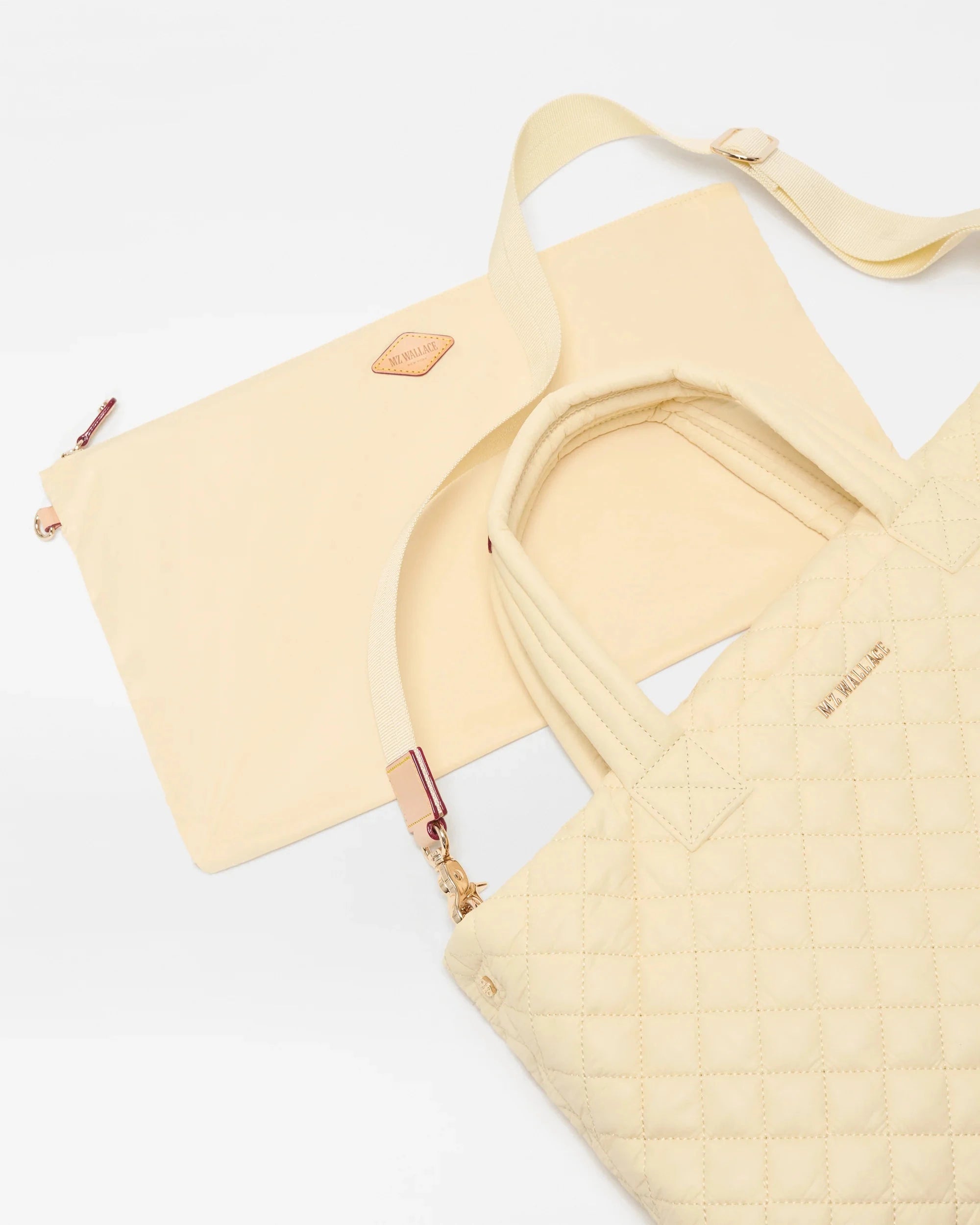 Small Metro Tote Deluxe Chamomile Tote & Satchel MZ Wallace 