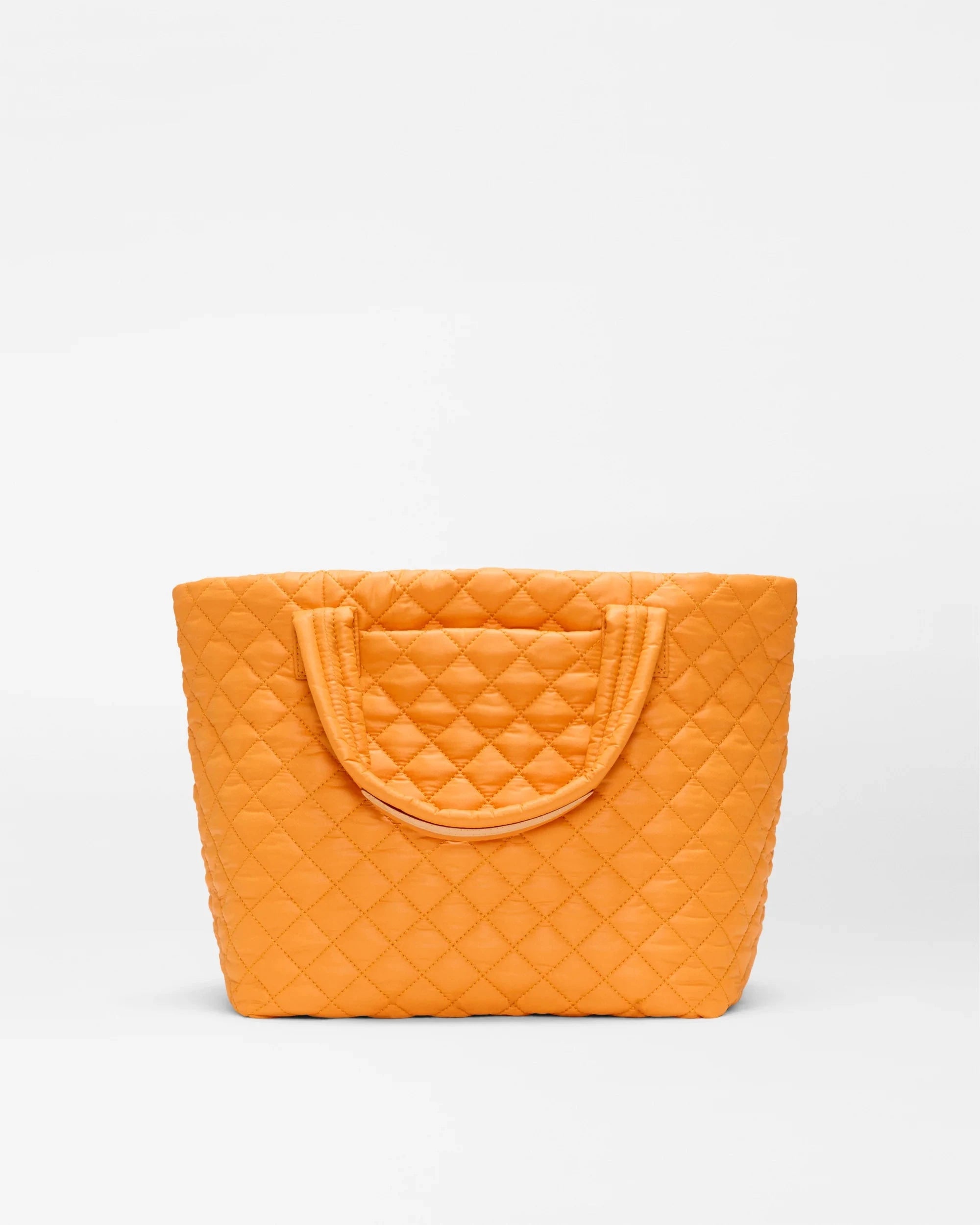 Small Metro Tote Deluxe Sunset Orange Tote & Satchel MZ Wallace 