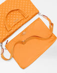 Small Metro Tote Deluxe Sunset Orange Tote & Satchel MZ Wallace 