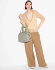 Medium Sutton Deluxe Agave Green Tote & Satchel MZ Wallace 