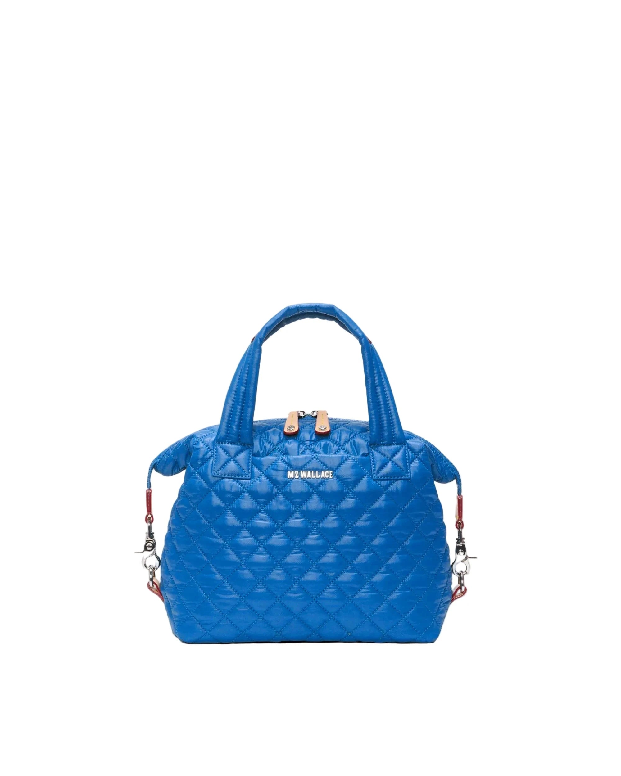 Small Sutton Deluxe Surf Blue Tote &amp; Satchel MZ Wallace 