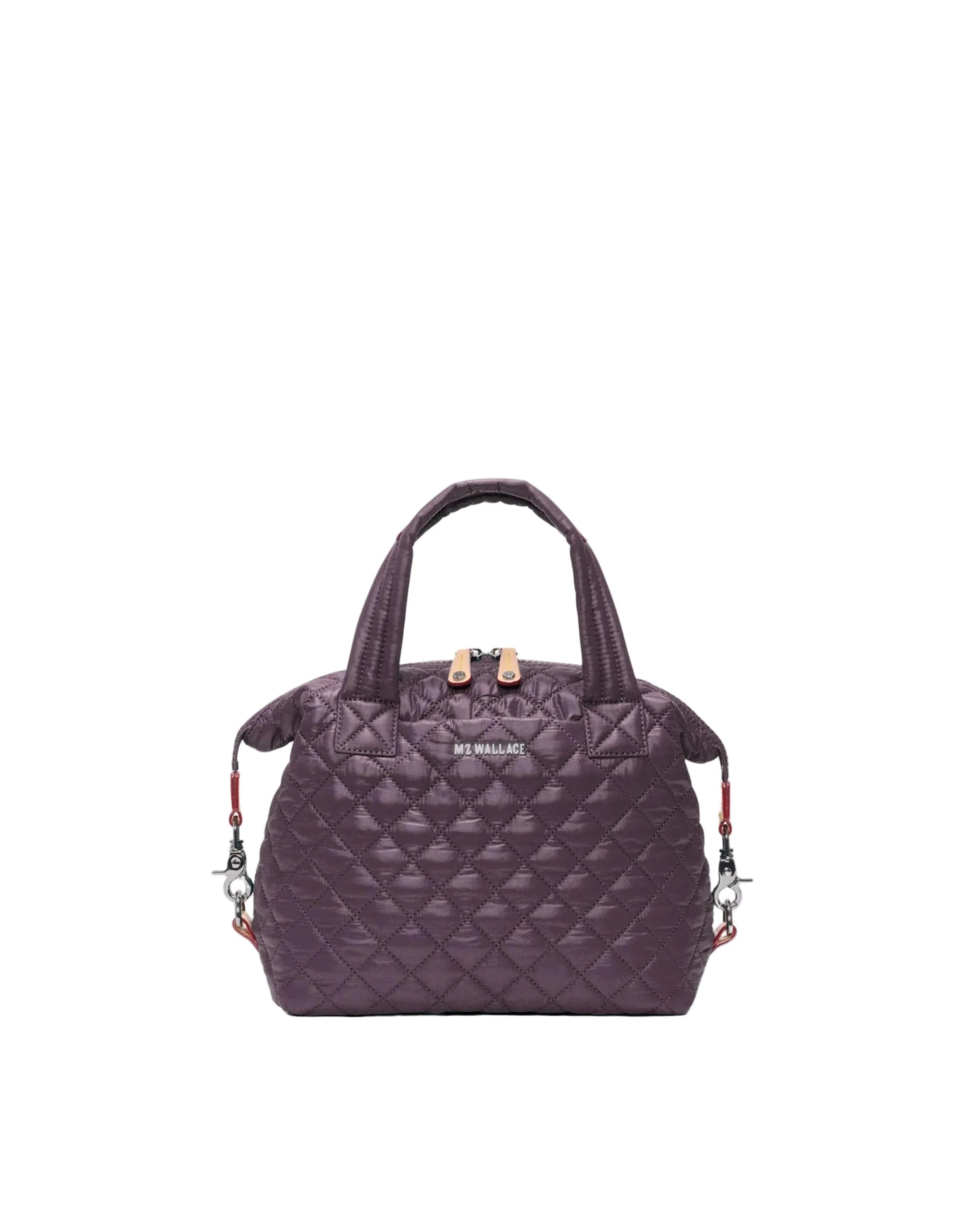 Small Sutton Deluxe Raisin Crossbody MZ Wallace 