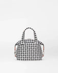 Small Sutton Deluxe Black/White Gingham Tote & Satchel MZ Wallace 